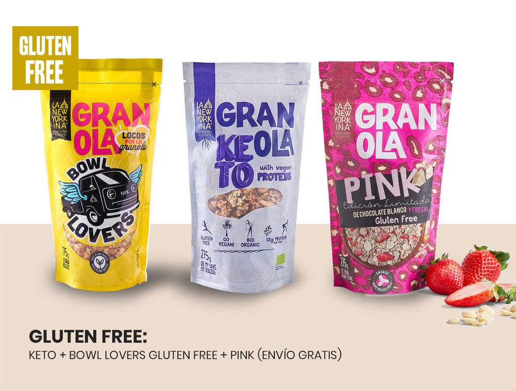 GLUTEN FREE (Bowl Lovers gluten free, Keto y Pink)
