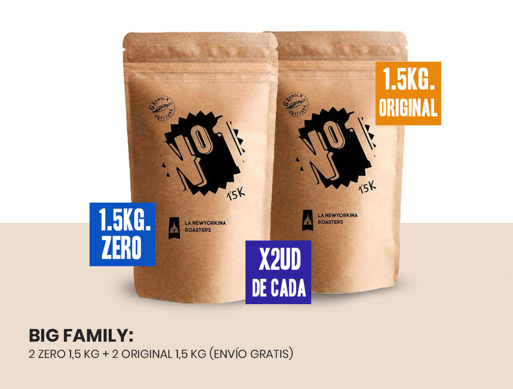 BIG FAMILY (2 Original 1.5kg + 2 Zero Sugar 1.5kg)
