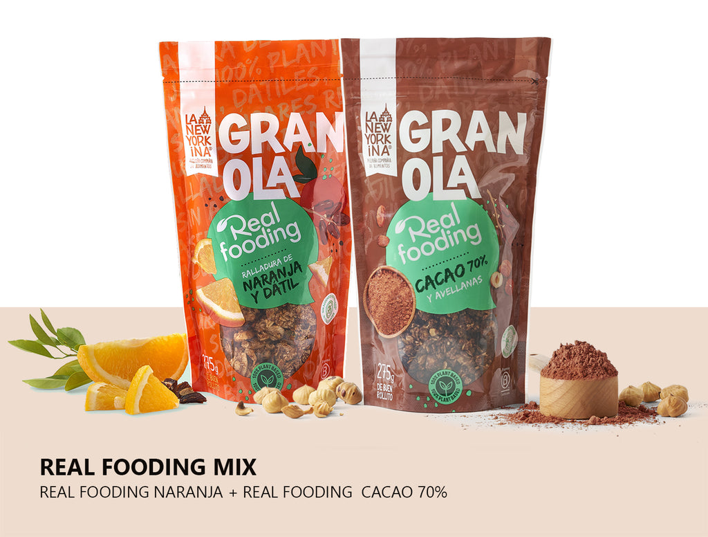 Real Fooding Mix (1 Realfooding Naranja + 1 Realfooding Cacao)