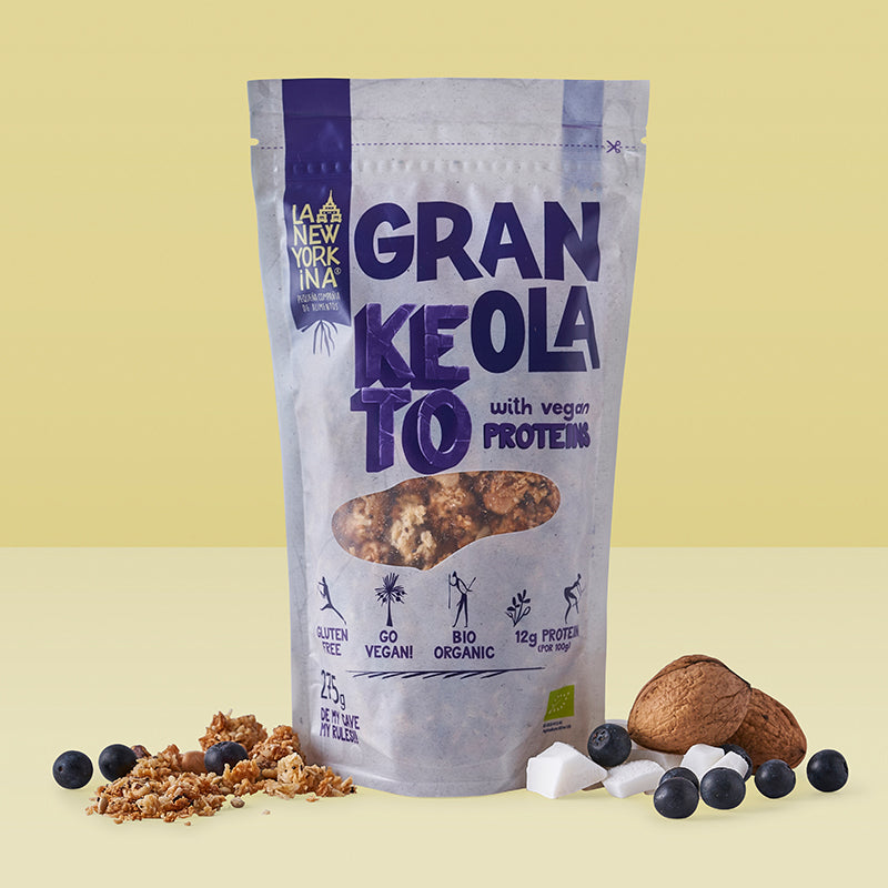 KETO granola with vegan proteins