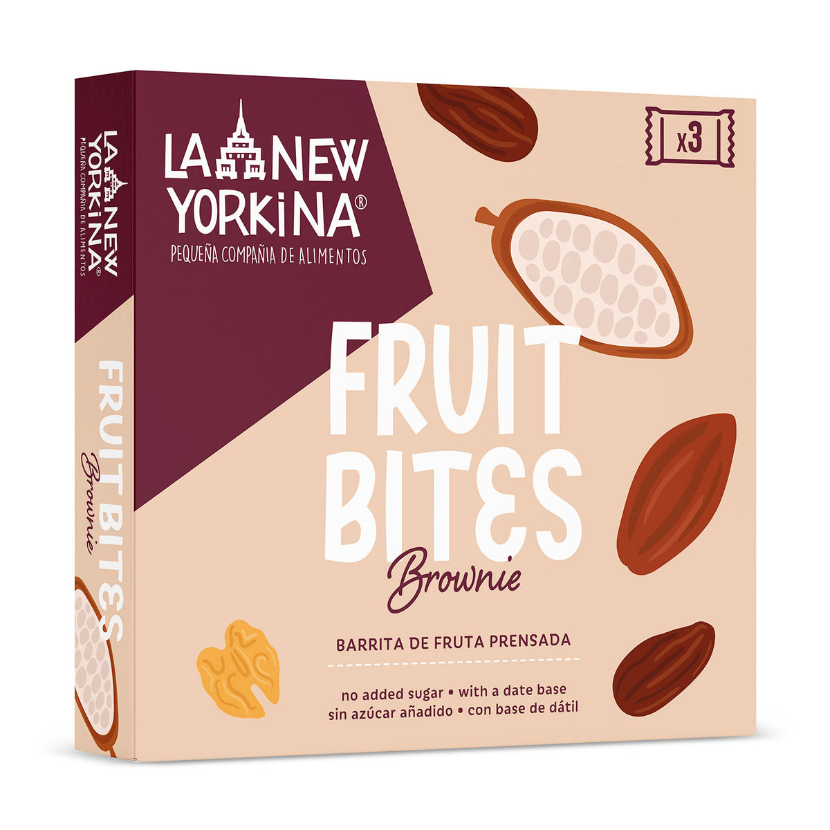 Barrita de fruta Brownie (3 ud.)