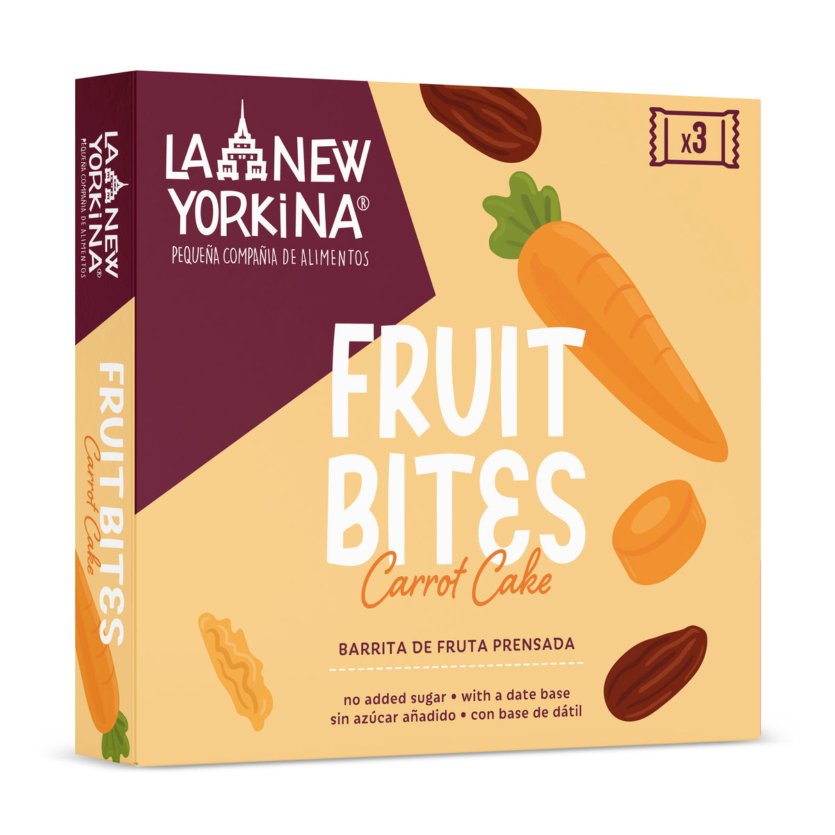 Barrita de fruta Carrot Cake (3 ud.)