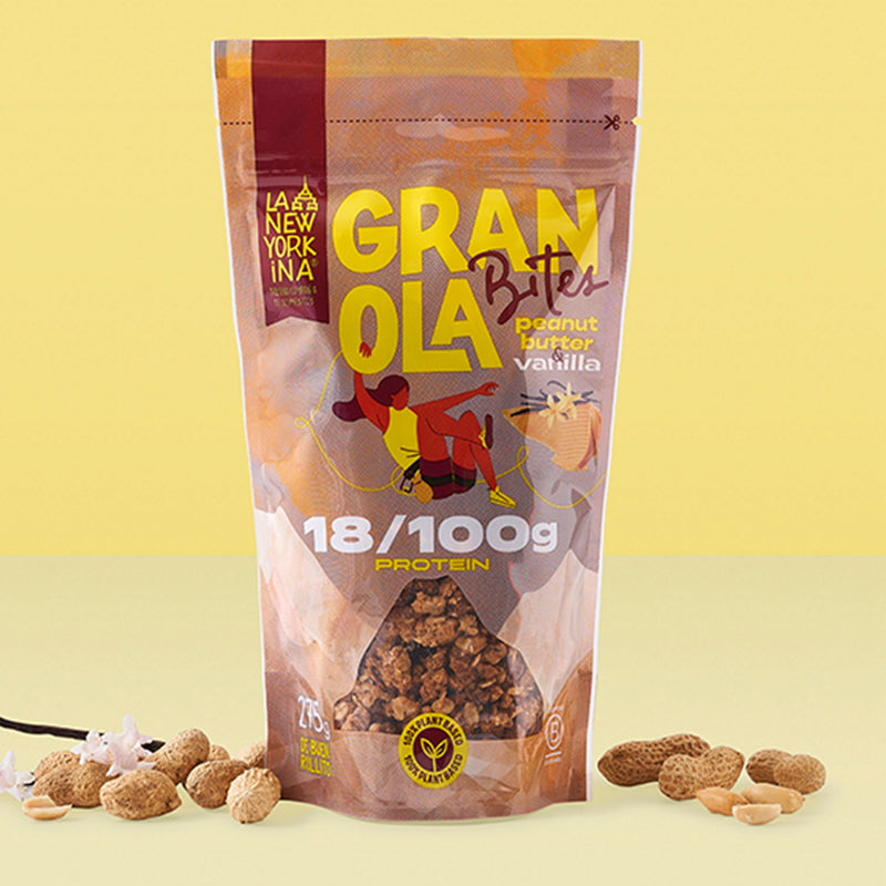 Granola Bites Peanut Butter & Vanilla 275 g. La Newyorkina.